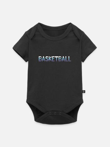 Basketball - Baby Premium Kurzarmbody - Schwarz
