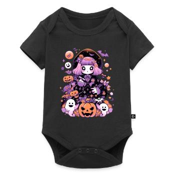 Aesthetics Halloween Anime Manga - Baby Premium short-sleeve bodysuit - black - Front