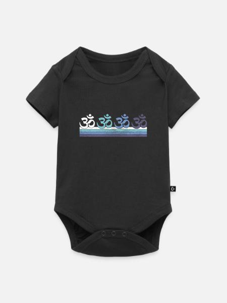 Meditation - Baby Premium Kurzarmbody - Schwarz