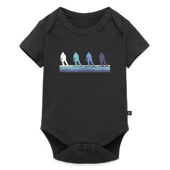 Snowboarding - Baby Premium Kurzarmbody - Schwarz - Vorne
