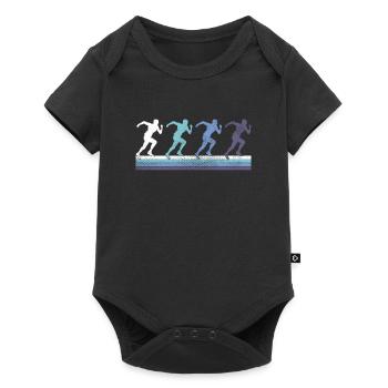 Faire du jogging - Body à manches courtes Premium Bébé - noir - Devant
