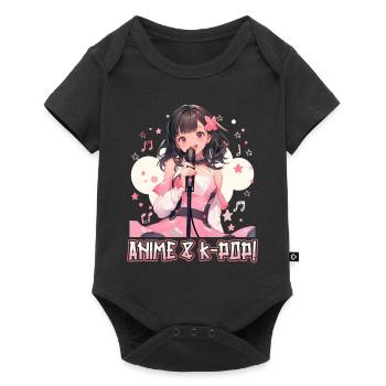 Anime et K-pop Musique pop coréenne Kpop - Body à manches courtes Premium Bébé - noir - Devant