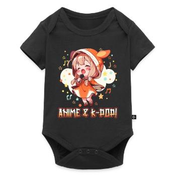Anime et K-pop Musique pop coréenne Kpop - Body à manches courtes Premium Bébé - noir - Devant