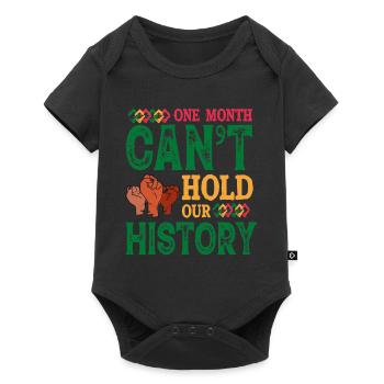 Black History Month Black History - Baby Premium Kurzarmbody - Schwarz - Vorne