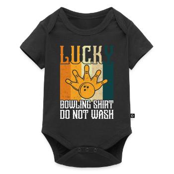 Bowling - Baby Premium Kurzarmbody - Schwarz - Vorne