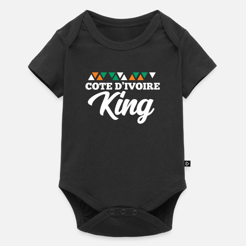 Côte d’Ivoire - Body à manches courtes Premium Bébé - noir