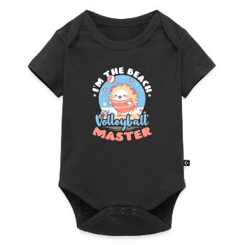 Beach Volleyball I'm The Beach Volleyball Master - Baby Premium short-sleeve bodysuit - black - Front