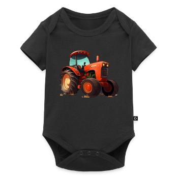 Tractor & Agricultural - Baby Premium short-sleeve bodysuit - black - Front