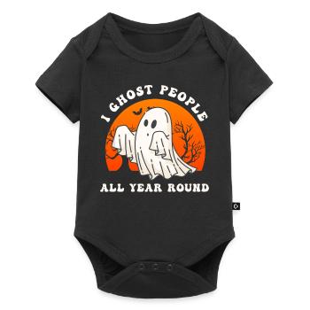 Halloween I Ghost People All Year Long - Baby Premium short-sleeve bodysuit - black - Front