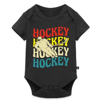 Eishockey Hockey sur glace - Body à manches courtes Premium Bébé - noir - Devant