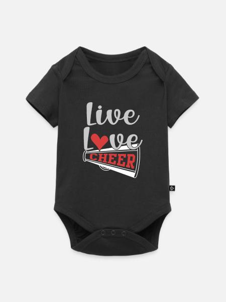 Leben Liebe Jubel - Baby Premium Kurzarmbody - Schwarz