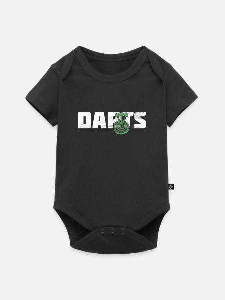 Darts - Baby Premium Kurzarmbody - Schwarz