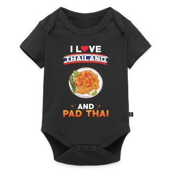 Pad Thaïlande Thaïlande Cuisine Thaïlandaise - Body à manches courtes Premium Bébé - noir - Devant