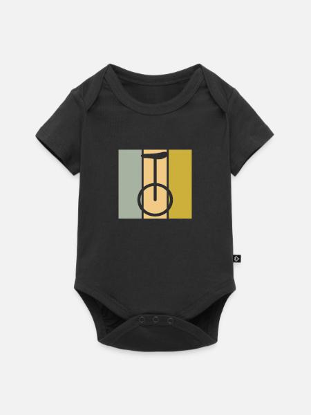 Einrad - Baby Premium Kurzarmbody - Schwarz