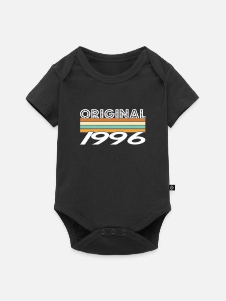 Original 1996 - Baby Premium Kurzarmbody - Schwarz
