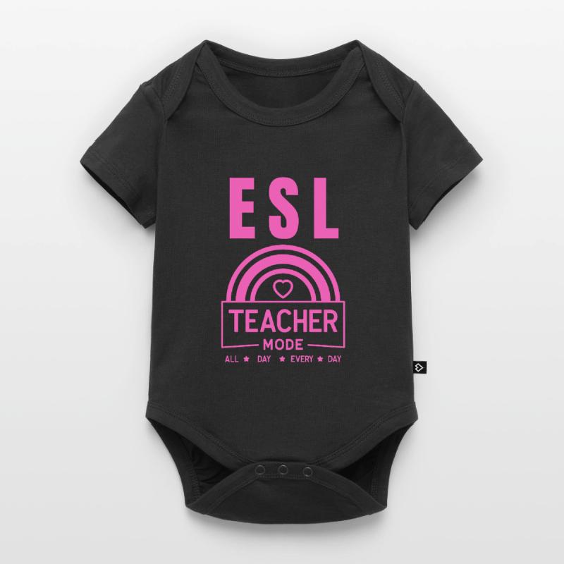 Enseignant d’anglais langue seconde |Langue anglaise |Pour les enseignants d’anglais langue seconde Body à manches courtes Premium Bébé