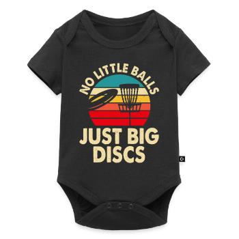 Discgolf Disc Golf - Baby Premium short-sleeve bodysuit - black - Front