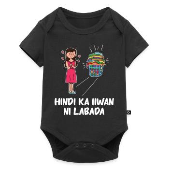 Design de lingerie Fil-Am pour les fiers Pinoys - Body à manches courtes Premium Bébé - noir - Devant