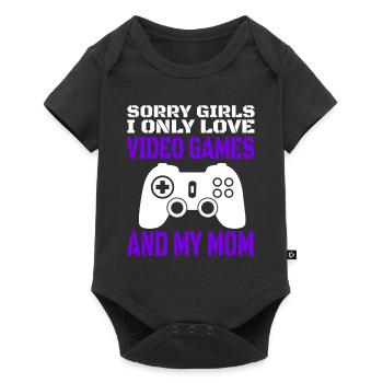Gamer Gamer Contrôleur de jeu vidéo Gaming Gaming - Body à manches courtes Premium Bébé - noir - Devant