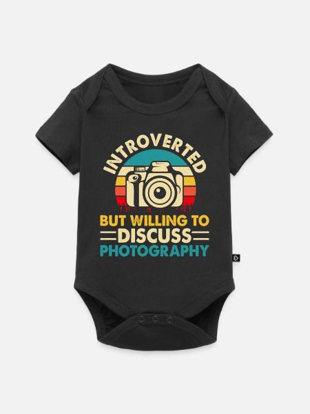 Fotograf - Baby Premium Kurzarmbody - Schwarz