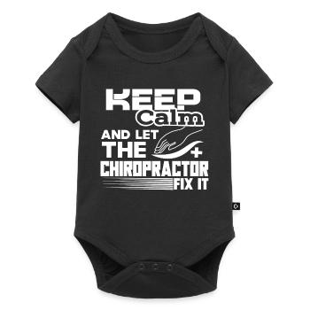 Chiropractor Let Chiropractor Fix It - Baby Premium short-sleeve bodysuit - black - Front