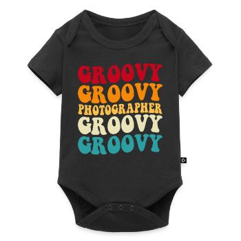 Fotograf - Baby Premium Kurzarmbody - Schwarz - Vorne