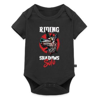 Dark Unicorn Horror Unicorn Midnight Unicorn - Baby Premium short-sleeve bodysuit - black - Front