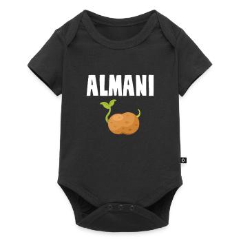 Alman Almani Potato - Baby Premium short-sleeve bodysuit - black - Front