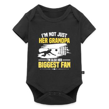 I'm Her Grandpa I'm Her Biggest Fan Grandfather Vo - Baby Premium short-sleeve bodysuit - black - Front