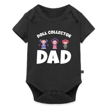 Doll Collector Daddy Doll Collecting - Baby Premium short-sleeve bodysuit - black - Front