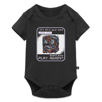 Pinball Pinball Machine Arcade Gamer Funny - Baby Premium short-sleeve bodysuit - black - Front