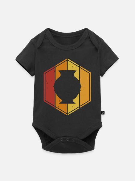 Töpfern Töpferei Töpfer - Baby Premium Kurzarmbody - Schwarz