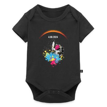 America Totality Spring 4.08.24 Total Solar - Baby Premium short-sleeve bodysuit - black - Front