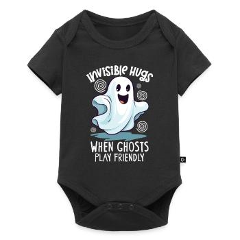 Paranormal Research Halloween Ghost Hunter - Baby Premium short-sleeve bodysuit - black - Front