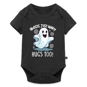 Paranormal Research Halloween Ghost Hunter - Baby Premium short-sleeve bodysuit - black - Front