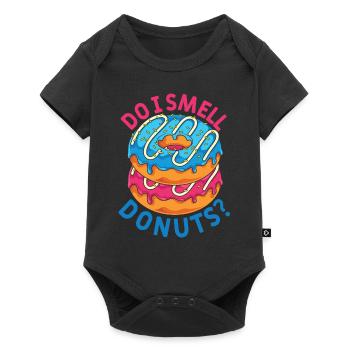 Candy Funny Gift Sprinkles Donuts - Baby Premium short-sleeve bodysuit - black - Front
