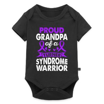 Grandfather of Turner syndrome - Baby Premium short-sleeve bodysuit - black - Front
