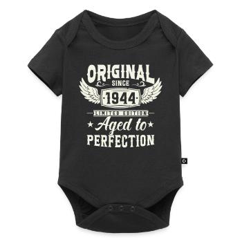 Born in 1944 - legend lives on - Baby Premium short-sleeve bodysuit - black - Front