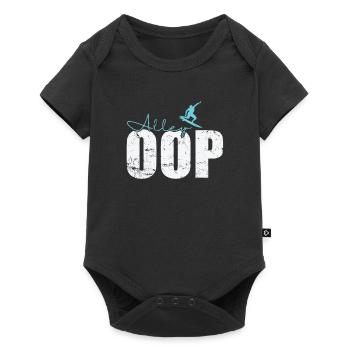 Alley Oop Surfing - Baby Premium short-sleeve bodysuit - black - Front