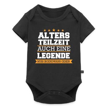 Altersteilzeit ATZ - Baby Premium Kurzarmbody - Schwarz - Vorne