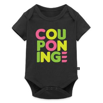Funny Extreme Couponing Coupon Gift - Baby Premium short-sleeve bodysuit - black - Front