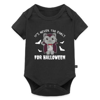 Cat it's never too early for Halloween vampire - Baby Premium short-sleeve bodysuit - black - Front