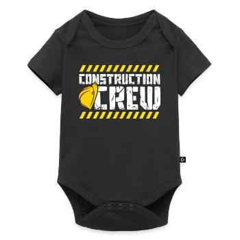 Équipe de construction, chantier, constructeur - Body à manches courtes Premium Bébé - noir - Devant