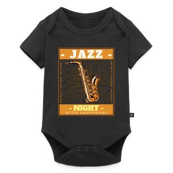 JAZZ NIGHT SAXOPHONE - Body à manches courtes Premium Bébé - noir - Devant