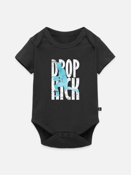 Drop Kick Rugby - Baby Premium Kurzarmbody - Schwarz