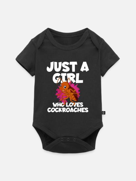 Kakerlake - Baby Premium Kurzarmbody - Schwarz