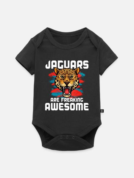 Jaguar - Baby Premium Kurzarmbody - Schwarz