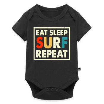 Surfeur - Body à manches courtes Premium Bébé - noir - Devant