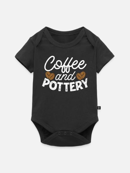 Töpfern Töpferei Töpfer - Baby Premium Kurzarmbody - Schwarz