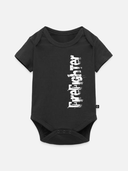 Feuerwehrmann - Baby Premium Kurzarmbody - Schwarz